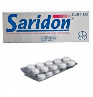 SARIDON 250 MG/150MG/50MG 20 COMPRIMITS