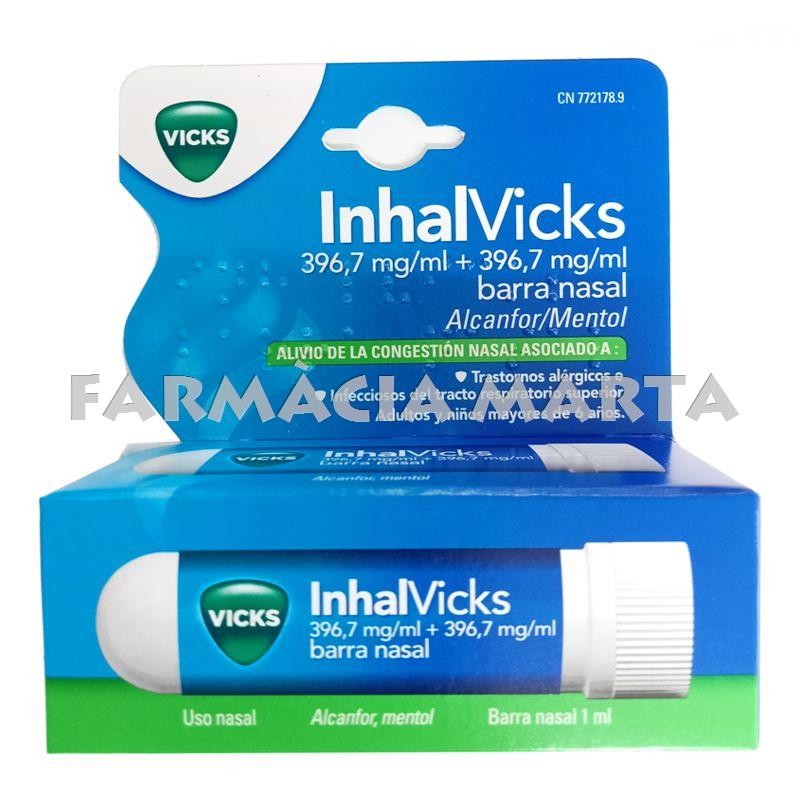 INHALVICKS 396,7 MG/ML + 396,7 MG/ML BARRA NASAL