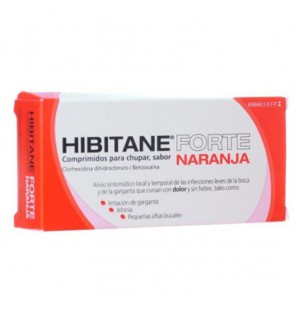 HIBITANE FORTE 5MG/5MG NARANJA 20 COMPRIMITS