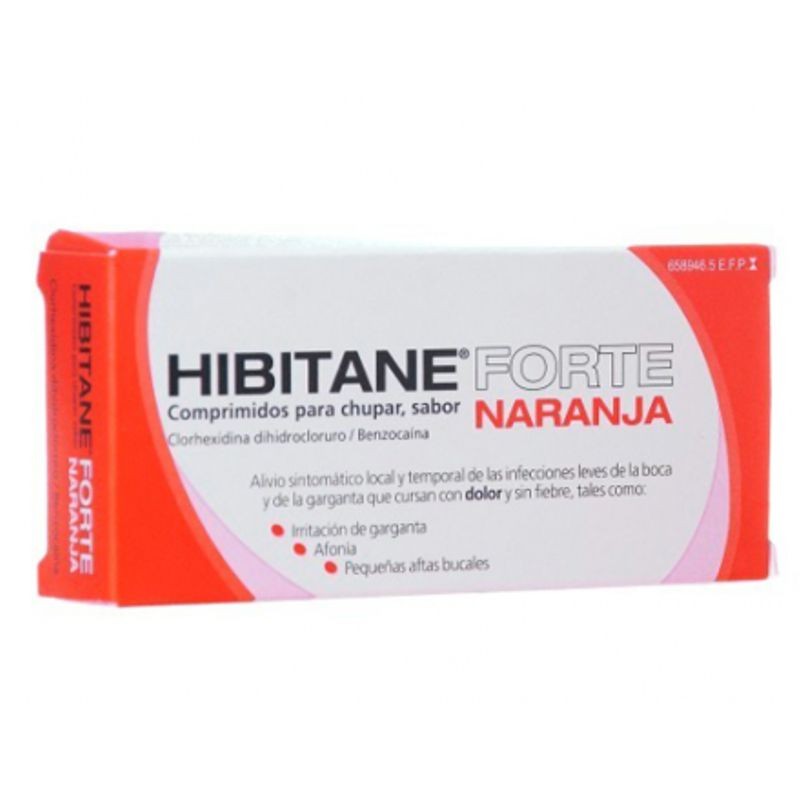 HIBITANE FORTE 5MG/5MG NARANJA 20 COMPRIMITS