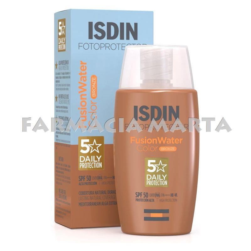 FOTOPROTECTOR ISDIN FUSION WATER COLOR BRONZE SPF50+ 50 ML