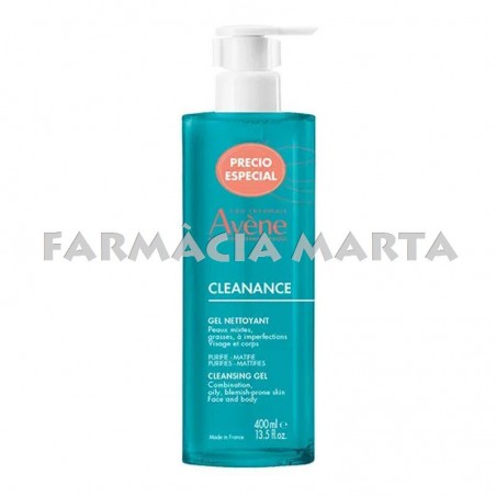 AVENE CLEANANCE GEL NETTOYANT 400 ML OFERTA