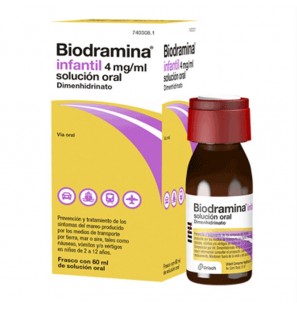 BIODRAMINA INFANTIL 4 MG/ML SOLUCIÓN 60 ML