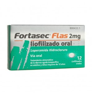 FORTASEC FLAS 2 MG 12 LIOFILITZATS ORALS