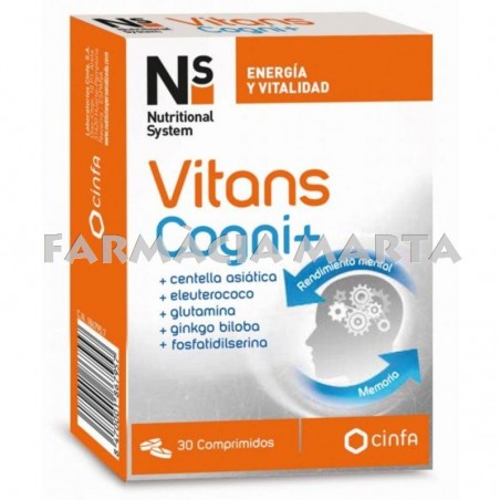 NS VITANS COGNI+ 30 COMPRIMITS