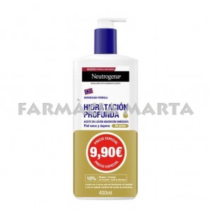 NEUTROGENA HIDRATACIÓN PROFUNDA OLI 400 ML OFERTA