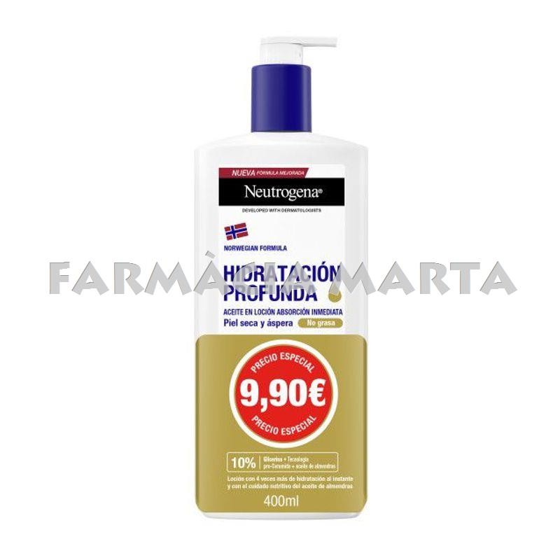 NEUTROGENA HIDRATACIÓN PROFUNDA OLI 400 ML OFERTA