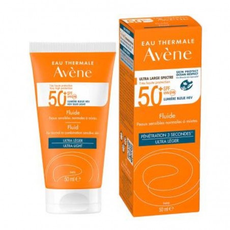 AVENE SOLAR FLUID ULTRA AMPLI ESPECTRE SPF50+ 50 ML