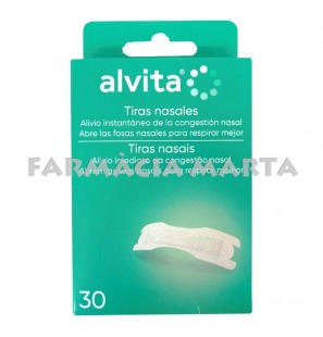 ALVITA TIRAS NASALES 30 UNITATS