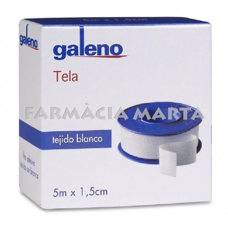 ESPARADRAP TELA BLANC GALENO 5mX1.5cm