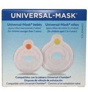 MASCARILLA UNIVERSAL MASK BEBES 2 UNITATS