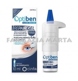 OPTIBEN REPAIR GEL OJOS SECOS MULTIDOSIS 10 ML