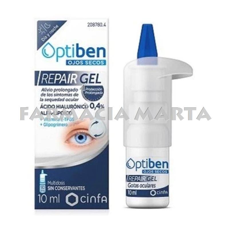 OPTIBEN REPAIR GEL OJOS SECOS MULTIDOSIS 10 ML