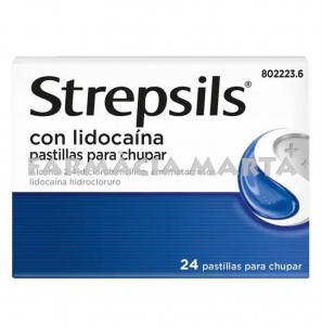 STREPSILS LIDOCAINA 24 PASTILLES