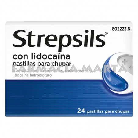 STREPSILS LIDOCAINA 24 PASTILLES