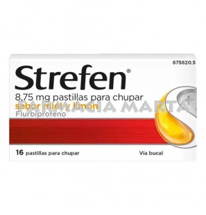 STREFEN MIEL LIMÓN 8,75 MG 16 PASTILLES