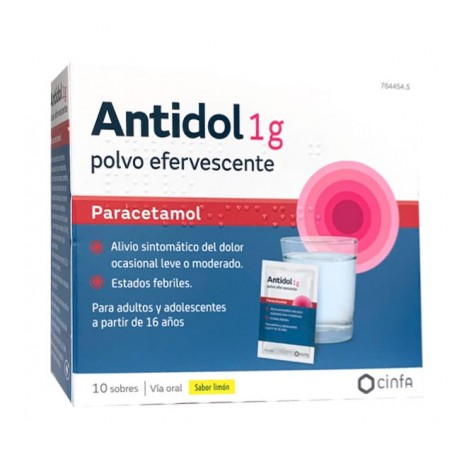 ANTIDOL 1 GR POLVOS EFERVESCENTS 10 SOBRES