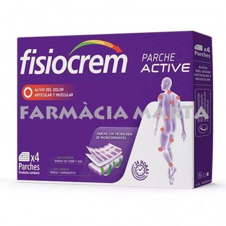 FISIOCREM PARCHE ACTIVE 4 UNITATS