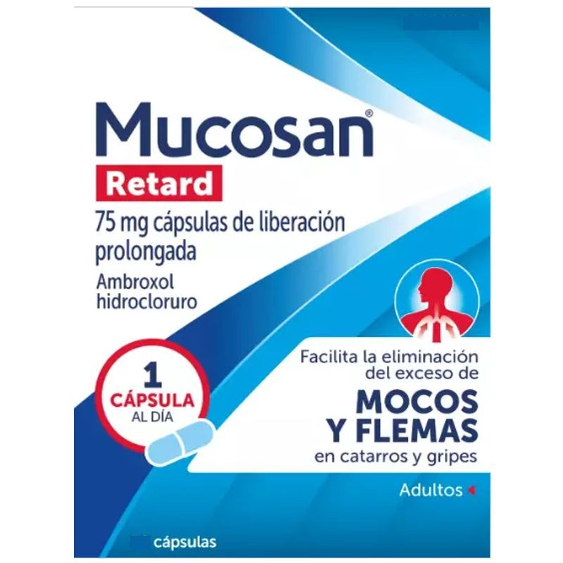 MUCOSAN RETARD 75 MG 10 CAPSULES