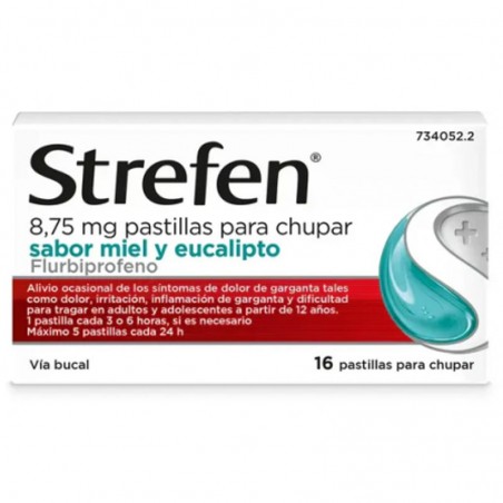 STREFEN MIEL EUCALIPTO 8,75 MG 16 PASTILLES