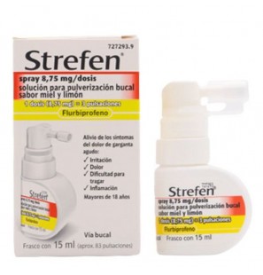 STREFEN MIEL Y LIMON 8.75 MG/DOSIS SPRAI BUCAL 15 ML