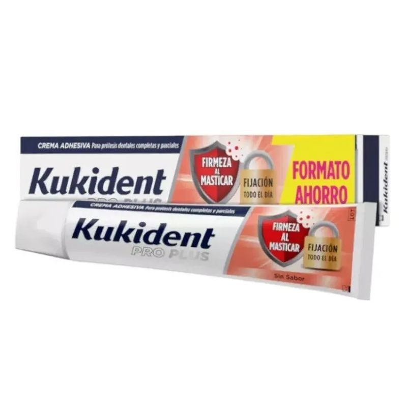 KUKIDENT PRO PLUS FIRMEZA FIJACIÓN MASTICAR 60 GR OFERTA