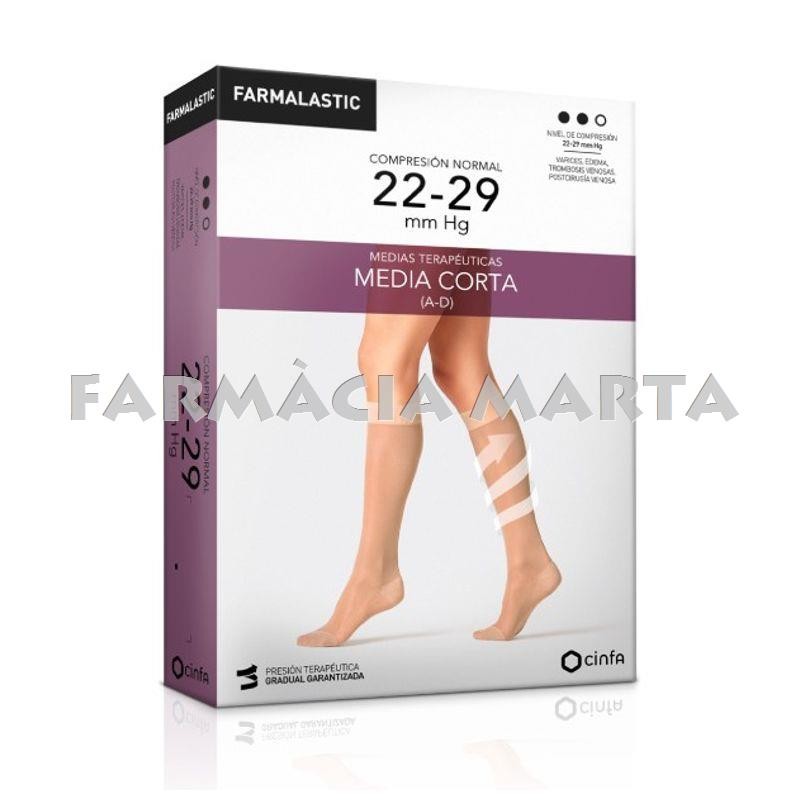 FARMALASTIC MEDIA CORTA (A-D) COMPRESSIÓ NORMAL T-M