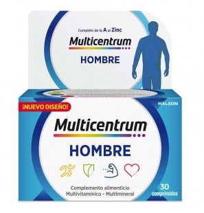 MULTICENTRUM HOMBRE 30 COMPRIMITS