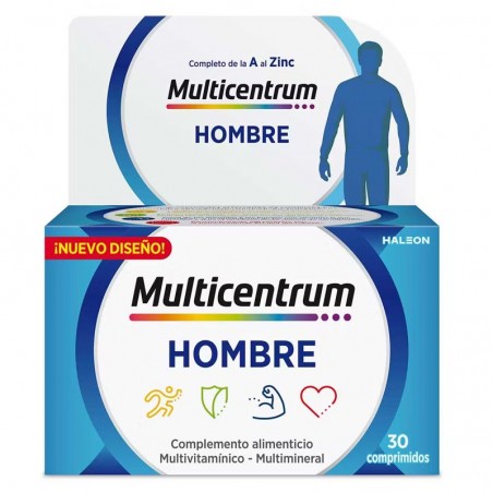 MULTICENTRUM HOMBRE 30 COMPRIMITS